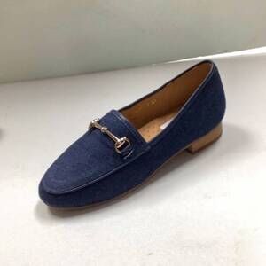 NEW 1936 women's paula classic chained flat in denim
